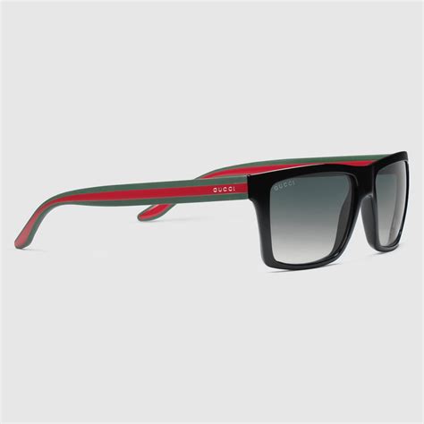 marroni occhiali gucci uomo|Gucci Eyewear Occhiali Da Sole Squadrati .